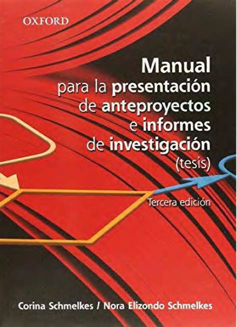 Manual Para La Presentación De Proyectos E Informes De Investigación By