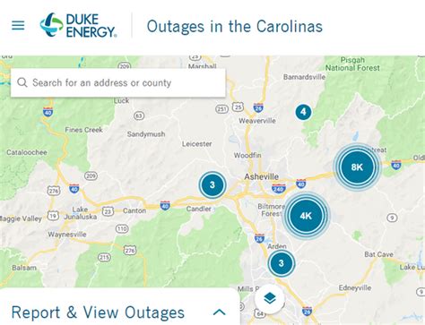 Asheville Power Outage Widespread In Area According To Duke Energy