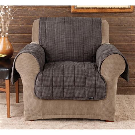 No need to get stressed about pets on the furniture! Sure Fit® Deluxe Velvet Mini - check Chair Pet Cover ...