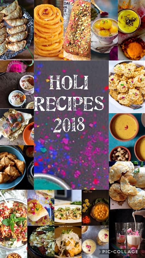 Holi Recipes 2018 Collection Of Sweets Savories And Drinks Holi Recipes