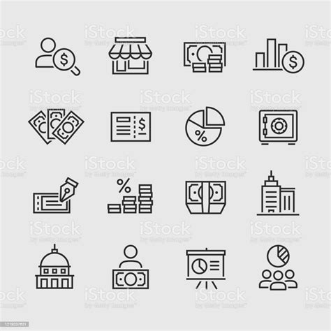 Business And Finance Icon Set Stock Illustration Download Image Now