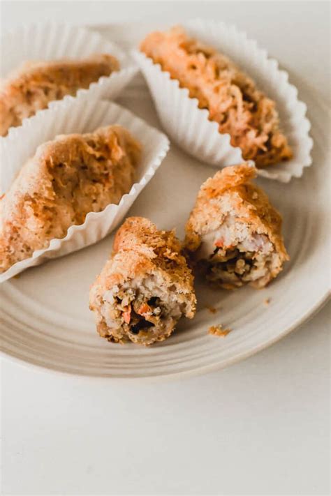 Taro Puffs Fried Taro Dumplings Wu Gok 芋角 Sift And Simmer