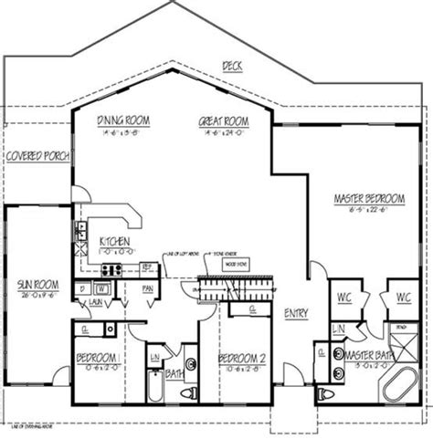Lake Front Plan 2838 Square Feet 3 Bedrooms 2 Bathrooms 1754 00030