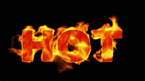 Burning Hot Word Stock Footage Video 4142143 Shutterstock