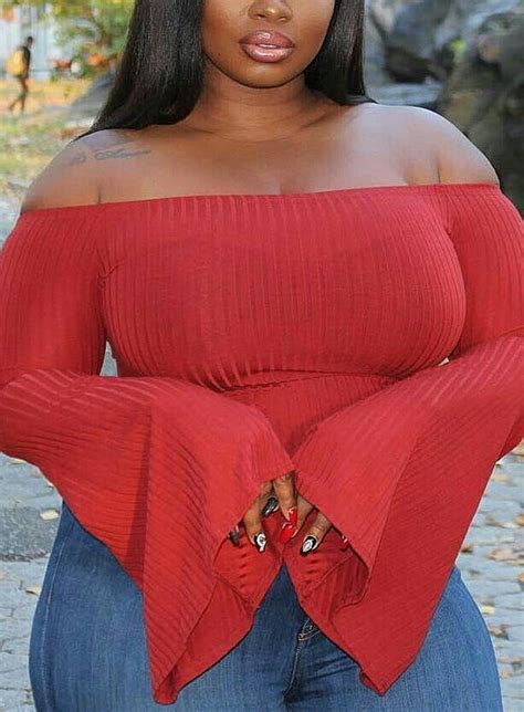 The Extraness Of The Sleeves Thick Girl Fashion Black Women Fashion