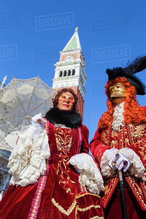 Colourful Masks And Costumes Of The Carnival Of Venice Famous Festival Worldwide Venice