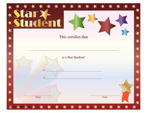 Printable Award Certificates For Students