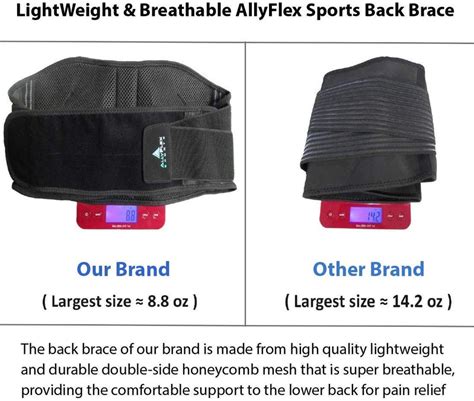Allyflex Sports® Lightweight Back Brace Neoallysports