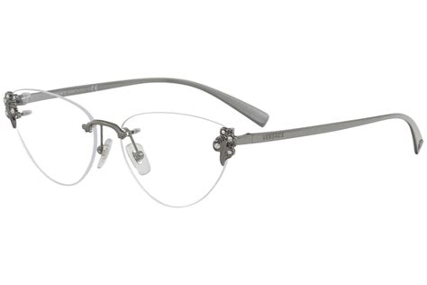 versace women s eyeglasses ve1254b ve 1254 b rimless optical frame
