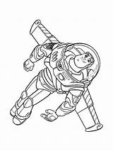 Buzz Lightyear Coloring Pages Printable Color Kids sketch template