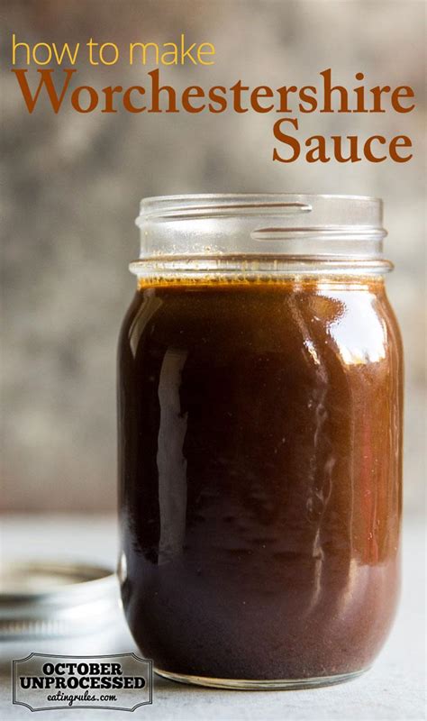 How To Make Worcestershire Sauce Eating Rules