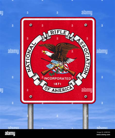 Nra National Rifle Association Logo Stock Photo Alamy