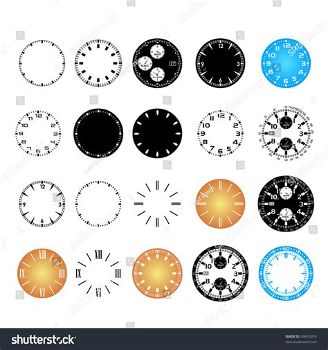 Clocks Illustration Stock Illustration 49610074 Shutterstock