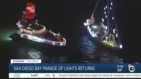 San Diego Bay Parade Of Lights Makes Its Return Youtube