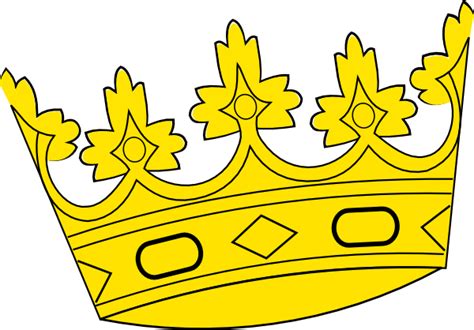 Big Tilted Crown Clip Art At Vector Clip Art Online