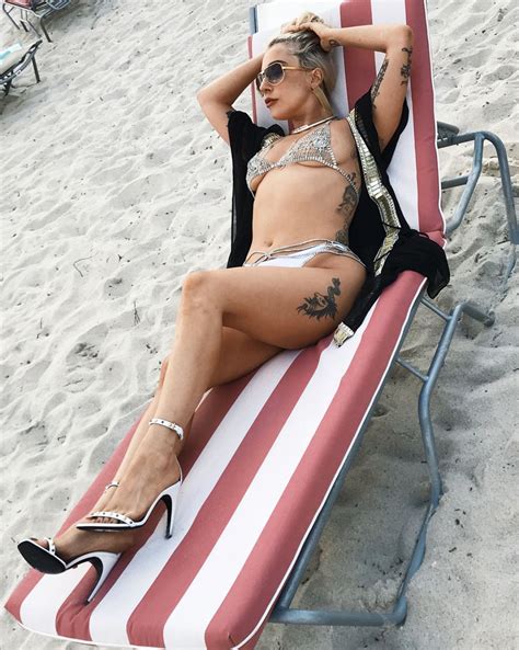 Lady Gaga In Bikini At A Beach In Miami Instagram Pictures The Best