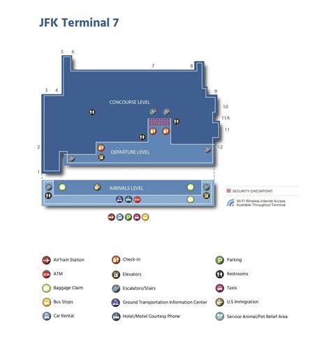 John F Kennedy International Airport Map Guide Maps Online Rail Link
