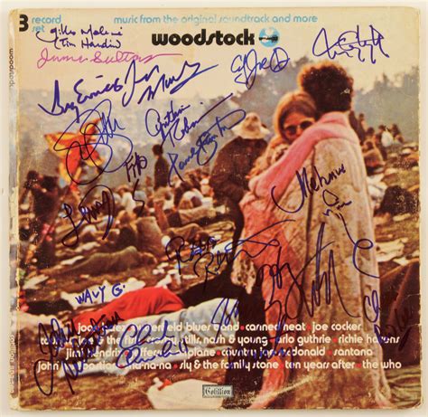 We're talking about woodstock, the music and art festival of 1969. Lot Detail - Woodstock 1969 Album Signed by 19 Performers