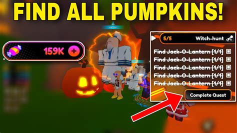 How To Find All The Pumpkins Quest Halloween Update In Anime