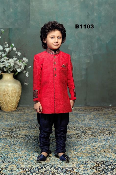 What can i buy a 1 year old boy. Bright Red & Blue Kurta Pajama for Boys 1 to 11 Year Old ...