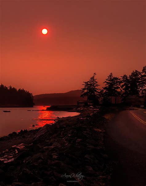 Smokey Sunset 9508 Photograph By Aaron Whitney Fine Art America
