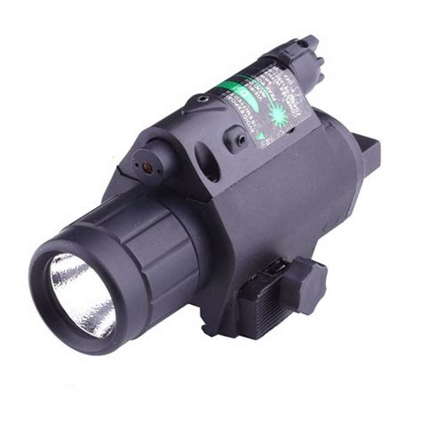 Full Metal Green Laser Combo Led Flashlight For Hunting 200lm
