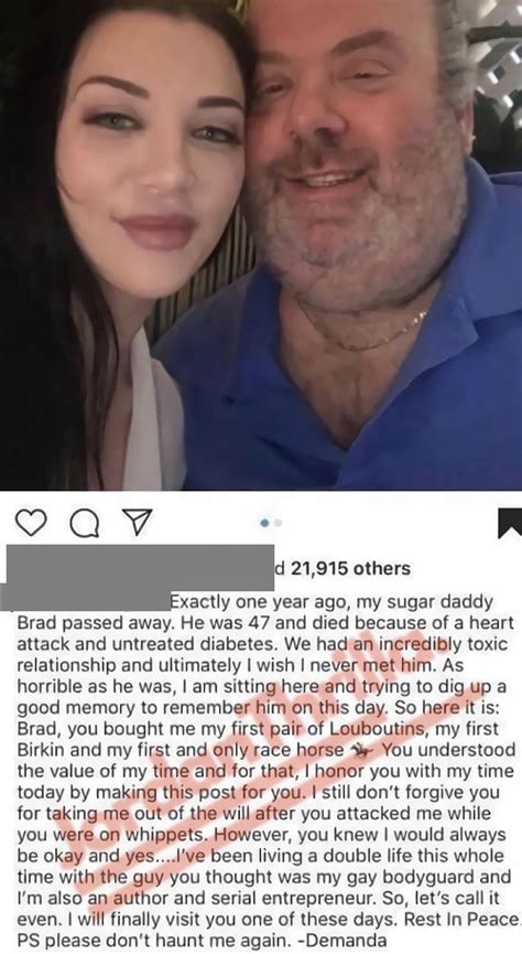 Womans Instagram Message To Her Dead Sugar Daddy Goes Viral After She