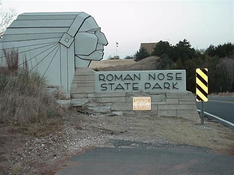 Roman nose state park near watonga oklahoma and the local attractions; photo
