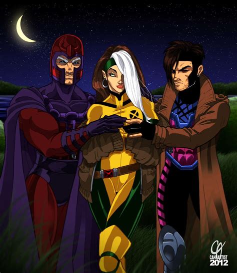 Magneto Rogue And Gambit Rogue Gambit Back In The 90s Magneto
