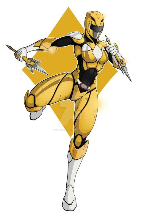 Yellow Power Ranger By Comicartist88 ∆∆shani Power Rangers Ranger