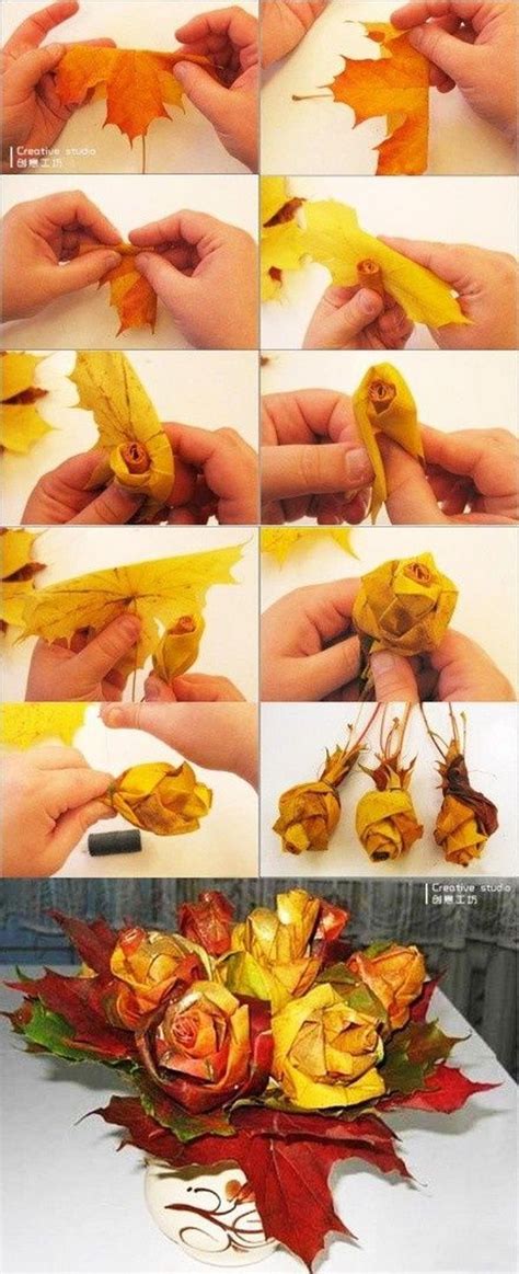 30 Awesome Diy Ideas And Tutorials Using Fall Leaves 2022