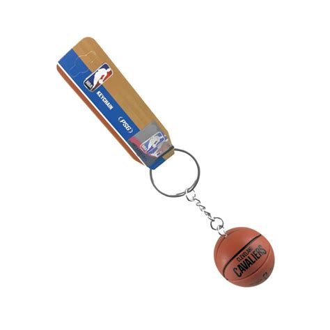 Aminco Cleveland Cavs Cavaliers Mini Basketball Keychain Spalding Nba