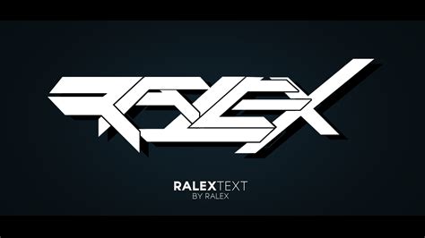 Custom Text Logo By Ralexdesigns On Deviantart
