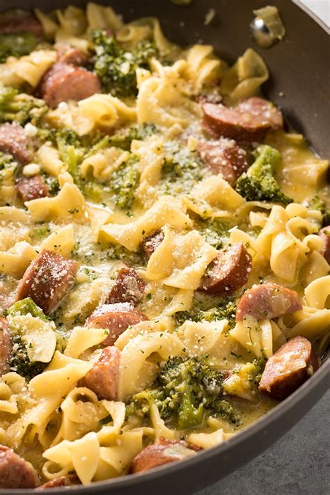 How To Make Perfect One Pan Cheesy Sausage Pasta Prudent Penny Pincher