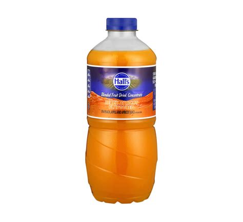 Halls Fruit Juice Peach And Apricot 8 X 125l Makro