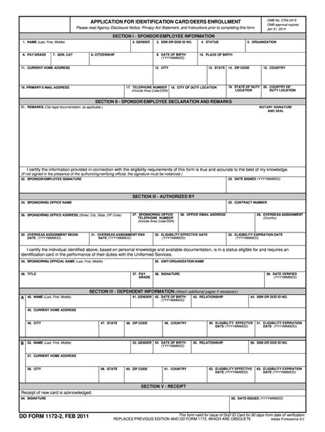 Dd Form 1172 2020 2022 Fill And Sign Printable Template Online Us