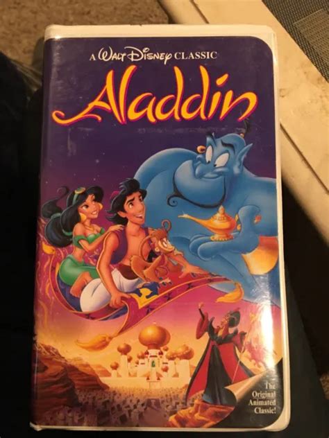 Aladdin Vhs 1993 The Original Animated Classic 999 Picclick