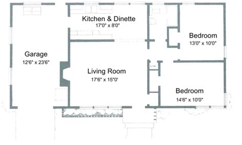 Open floor plan homes are designed for active families. 2 Bedroom House Plans with Open Floor Plan 2 Bedroom House ...