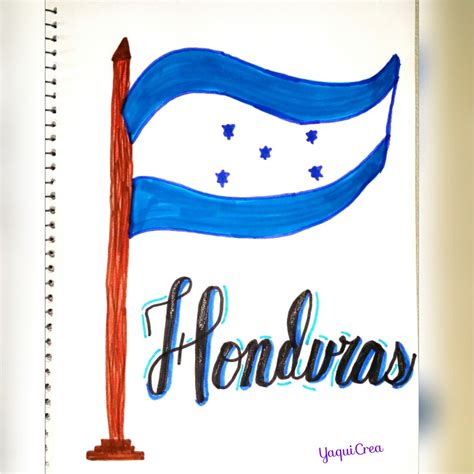 Dibujos De La Bandera De Honduras Para Colorear Para