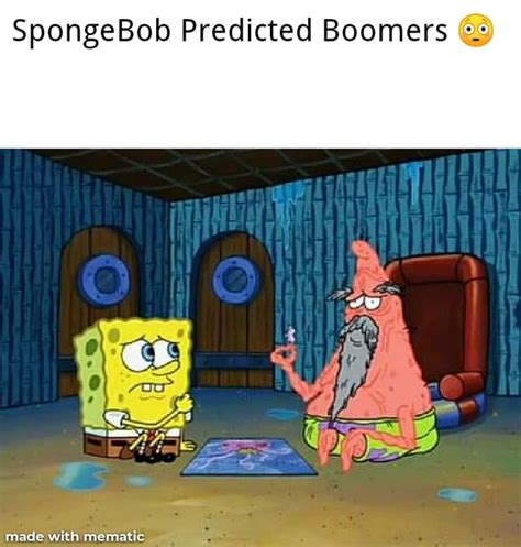 Spongebob Predicted Boomers 7 Ifunny