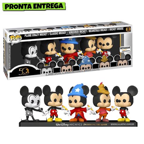 Funko Pop Mickey Mouse Archives Pack Loja Tsc