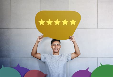 Customer Experience Concept Young Man With Happy Face Showing Five