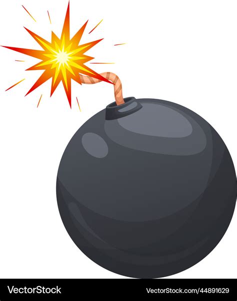 Bomb Dynamite Cartoon Royalty Free Vector Image