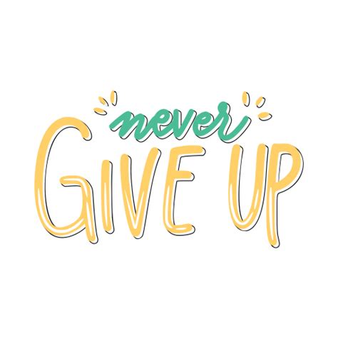 Stickers De Never Give Up Stickers De Diverso Gratis