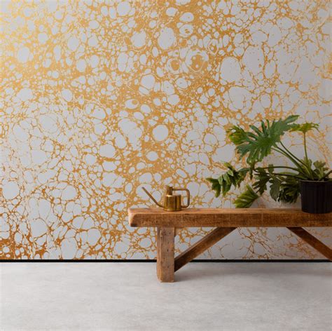 Contemporary Wallpaper Bone Calico Wallpaper Abstract Motif 3d