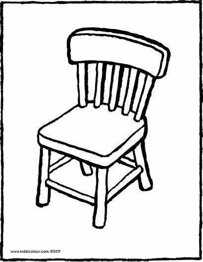 Chaise Stuhl Chair Stoel Colouring Ausmalbilder Dessin