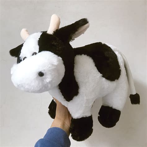 Peluche Cow Dairy Cattle Plush Toy Soft Stuffed Dolls Toys For Children