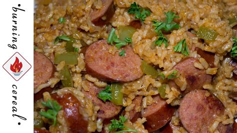 Spicy Sausage And Rice One Pot Meal Recipe Youtube