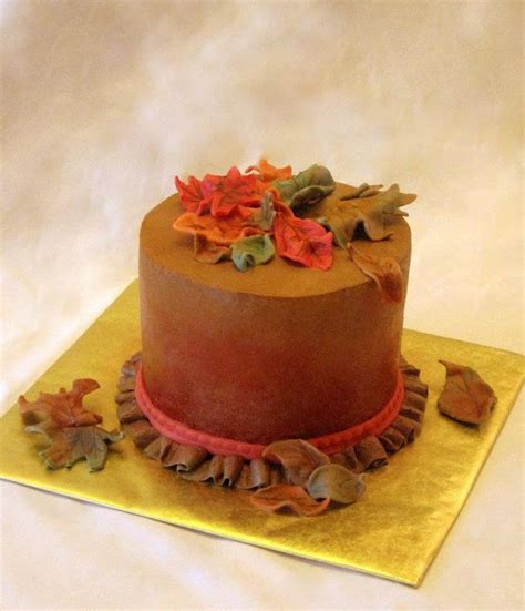 Custom Cakes By Stef Fall Leaf Cake