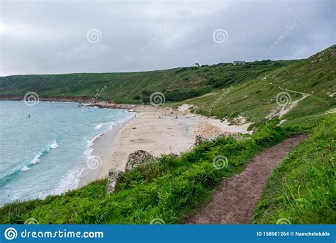 Gwynver Beach Editorial Stock Image Image Of Grass 158901264
